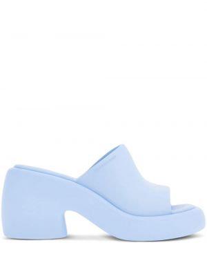 Sandali a punta appuntita con punta aperta Ferragamo blu