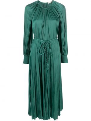 Saténové šaty Ulla Johnson zelená