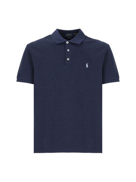 Camicia slim fit in mesh Ralph Lauren blu