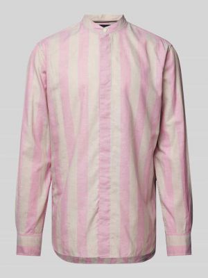 Koszula ze stójką Tommy Hilfiger różowa