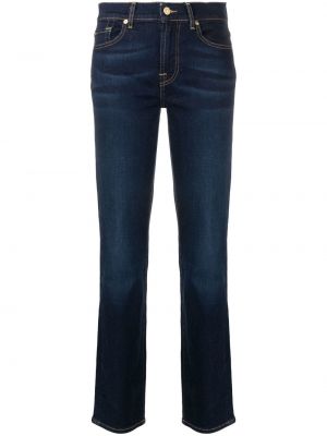 Straight fit jean pantolon 7 For All Mankind mavi