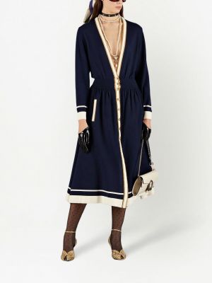 Robe mi-longue en laine Gucci