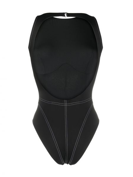 Vientisas maudymosi kostiumėlis Noire Swimwear juoda