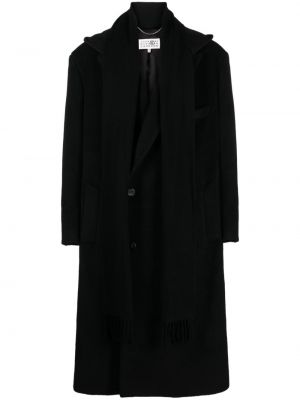 Palton de lână Mm6 Maison Margiela negru