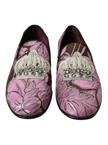 Loafers Dolce And Gabbana różowe