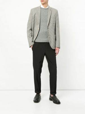 Kašmírový pulovr Thom Browne šedý