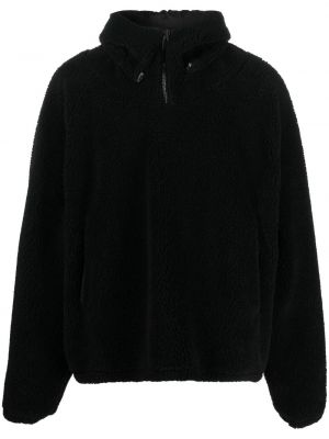 Пуловер с цип 424 черно