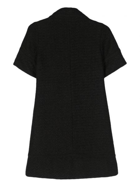 Sukienka tweedowa Edward Achour Paris czarna