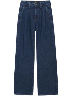 Voľné džínsy Anine Bing modrá