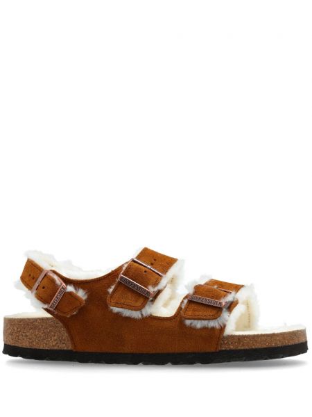 Mokka nauhalliset sandaalit Birkenstock ruskea