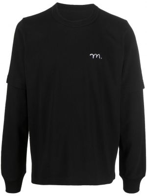 T-shirt à imprimé Sacai noir