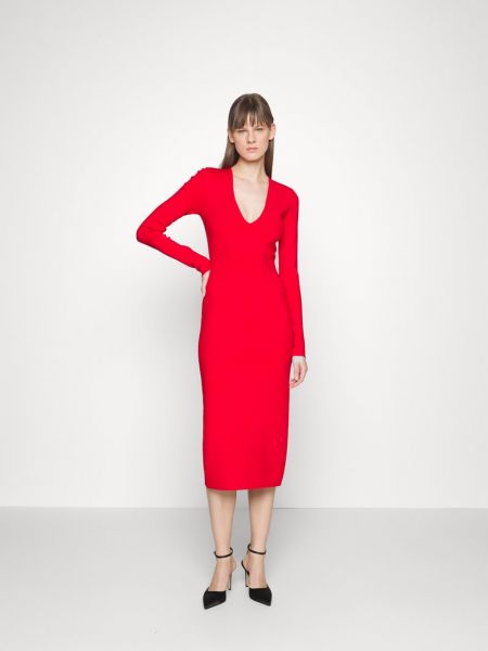 Sukienka Victoria Beckham czerwona