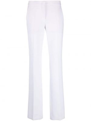 Rovné kalhoty Moschino bílé