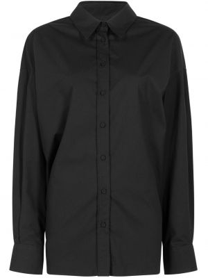 Vlněná košile Armarium černá