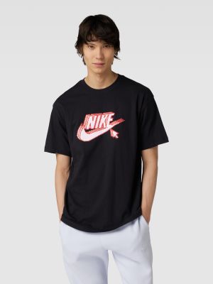 Koszulka z nadrukiem Nike czarna