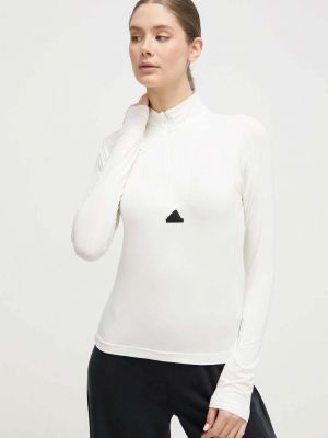 Блуза с дълъг ръкав Adidas бежово
