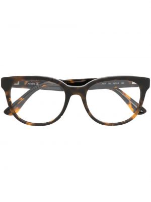 Okulary Lacoste brązowe