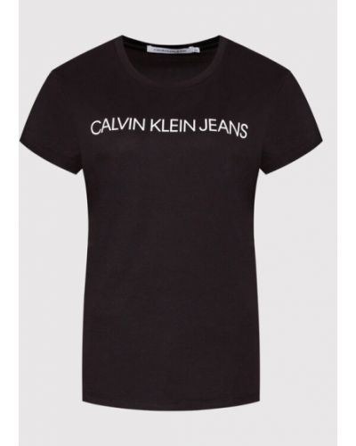 Calvin Klein Jeans Plus Tricou J20J217531 Negru Regular Fit