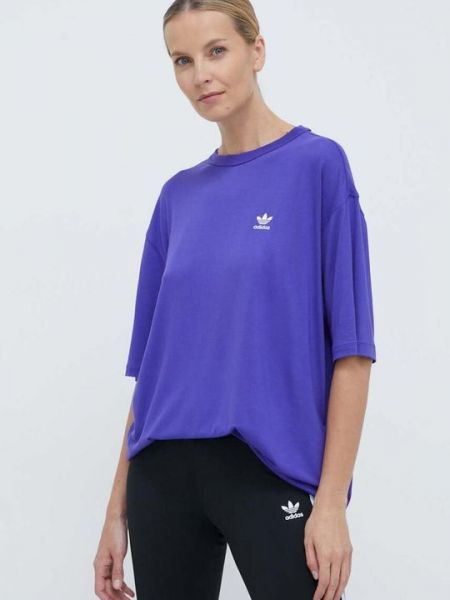 Футболка Adidas Originals фиолетовая
