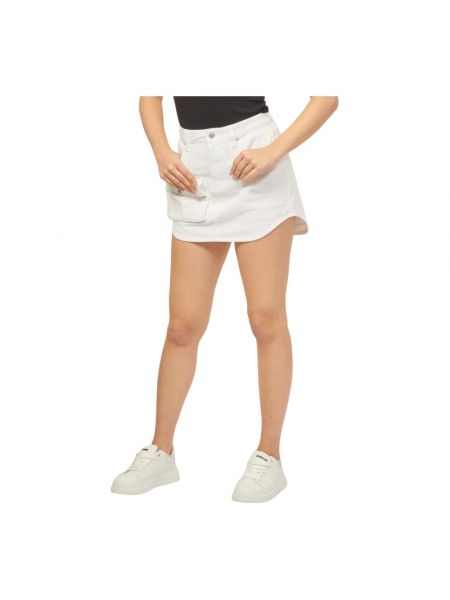 Mini spódniczka Armani Exchange biała