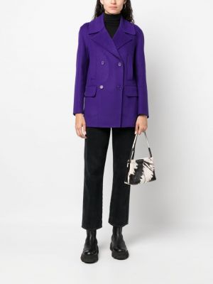 Vilnonis paltas P.a.r.o.s.h. violetinė