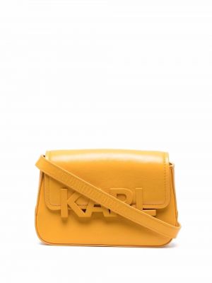 Crossbody laukku Karl Lagerfeld keltainen