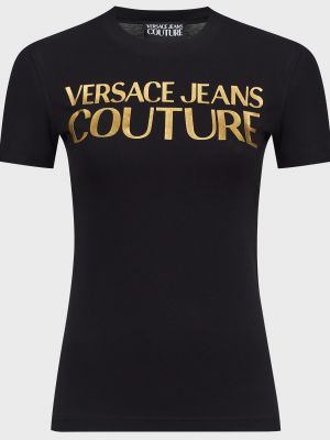 Футболка Versace Jeans Couture, чорна