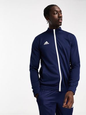 Куртка на молнии Adidas синяя