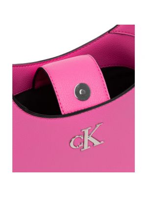 Bolsa de hombro Calvin Klein Jeans rosa