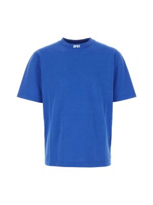 Koszulka bawełniana Heron Preston niebieska