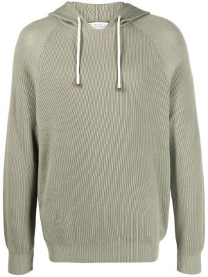 Hoodie Brunello Cucinelli grön