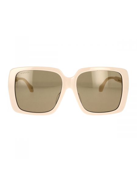 Sluneční brýle Gucci bílé