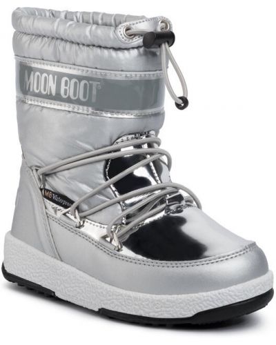 Cizme de zăpadă Moon Boot argintiu