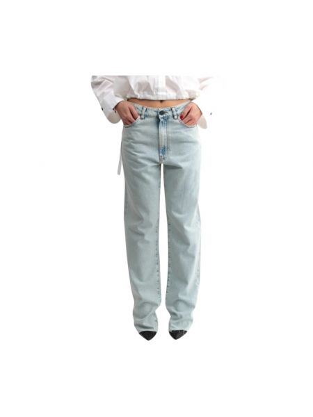 Straight jeans mit reißverschluss Liviana Conti blau