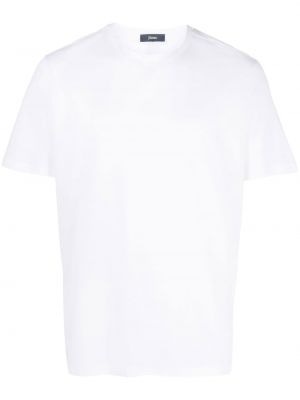 T-shirt en coton avec manches courtes Herno