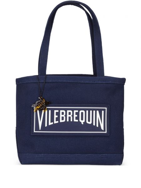 Strandtasche aus baumwoll Vilebrequin blau