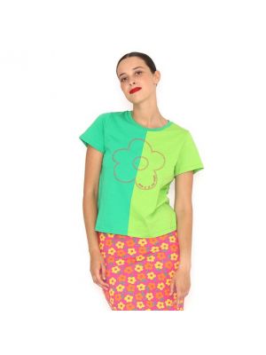 Camiseta de flores Agatha Ruiz De La Prada verde
