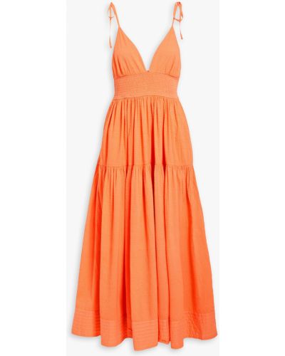 Maxi šaty Solid & Striped, oranžová