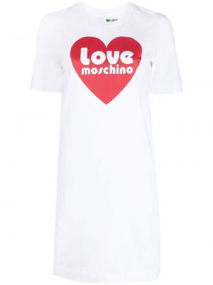 Kort klänning Love Moschino vit