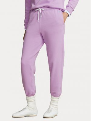 Sportinės kelnes Polo Ralph Lauren violetinė