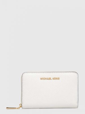 Portfel skórzany Michael Michael Kors biały