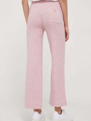 Pantaloni sport de lână United Colors Of Benetton roz
