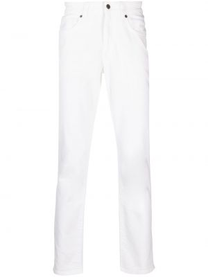 Jeans skinny slim en coton Boglioli blanc
