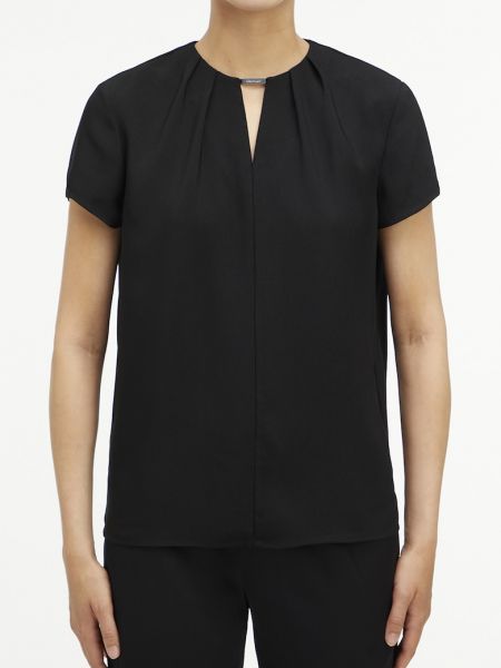 Блузка с коротким рукавом Calvin Klein черная