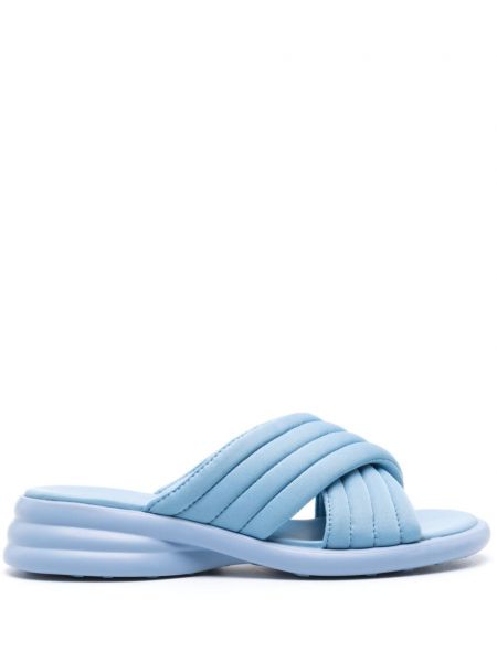 Sandales matelassées Camper bleu