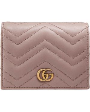 Kožená peňaženka Gucci ružová