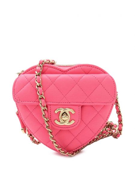 Mini soma ar sirsniņām Chanel Pre-owned rozā