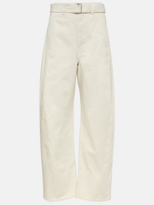 Pantaloni Lemaire alb
