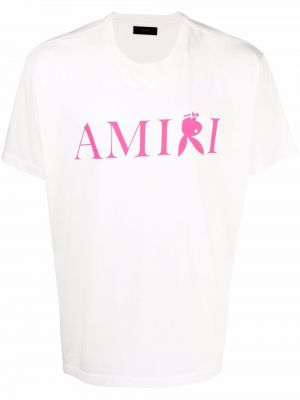 Camiseta con estampado Amiri blanco