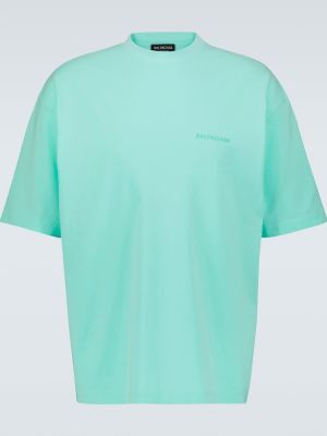 Koszulka Balenciaga zielona